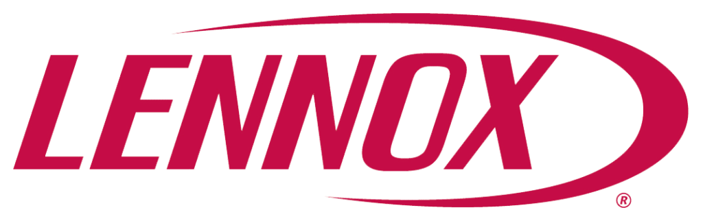 In the iconic Lennox logo, a bold red design showcases stylized text, where a curved line elegantly extends from the letter "X," reflecting our brand's commitment and story. Discover more about us through this symbol that stands for innovation and reliability.